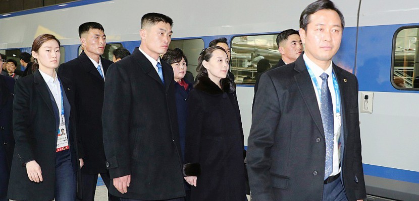 La soeur de Kim Jong Un aux JO de Corée du Sud pour une visite historique