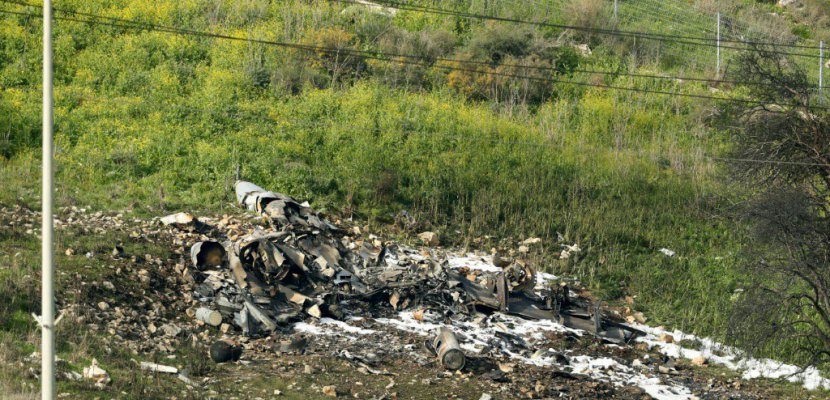 Un F16 israélien s'écrase après des raids contre des "cibles iraniennes" en Syrie
