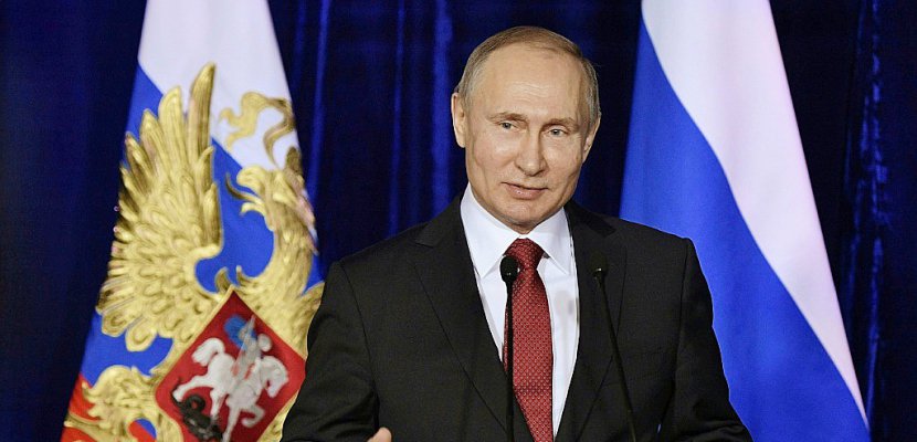 A un mois de la présidentielle, une campagne a minima pour Poutine
