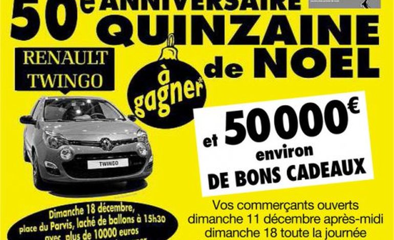 50ème quinzaine commerciale de Noël à Coutances 