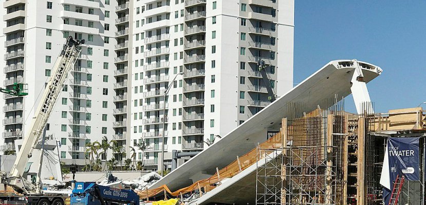 Passerelle effondrée à Miami: plus d'espoir de retrouver de survivants