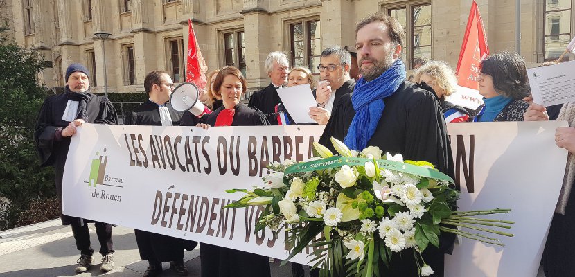 Rouen. Seine-Maritime : les avocats mobilisés contre la réforme de la justice