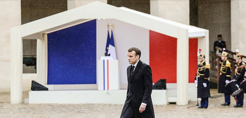 Macron salue "l'esprit français de résistance" incarné par le gendarme Arnaud Beltrame