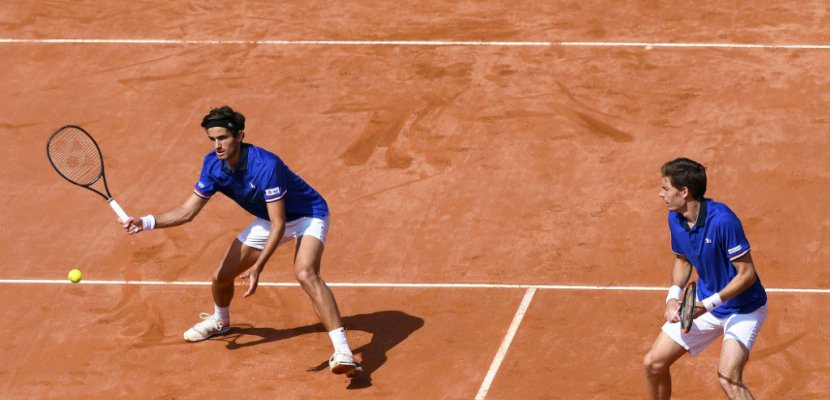 Coupe Davis: la France à un point des demi-finales grâce à Mahut et Herbert
