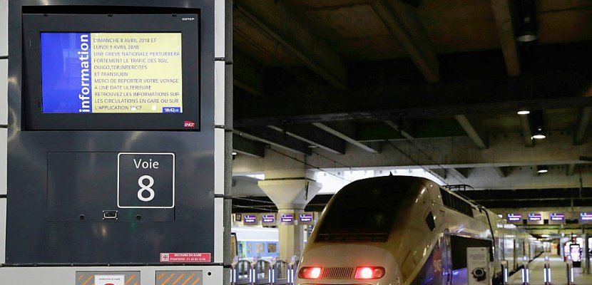 SNCF: la grève reste très suivie alors que la réforme arrive à l'Assemblée