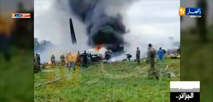Algérie: 257 morts dans le crash d'un avion militaire