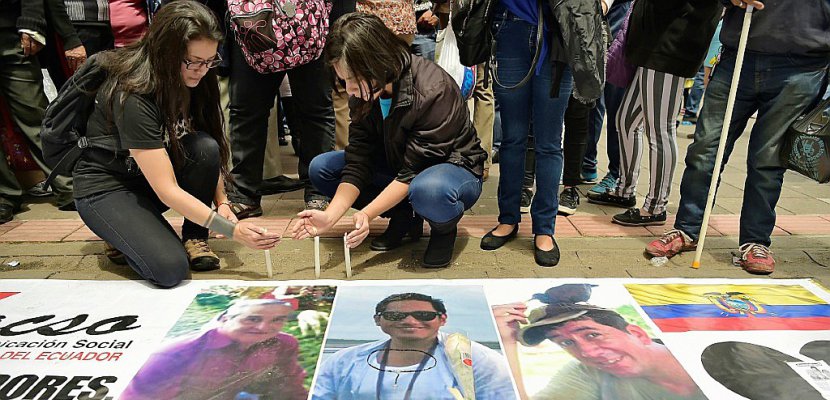 Equateur: les deux journalistes et leur chauffeur enlevés sont morts