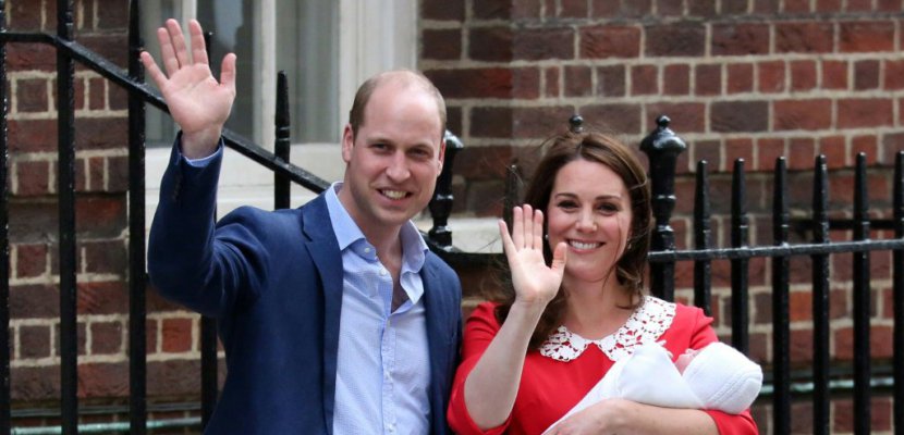 Le prince William et son épouse Kate ont prénommé leur 3e enfant Louis Arthur Charles
