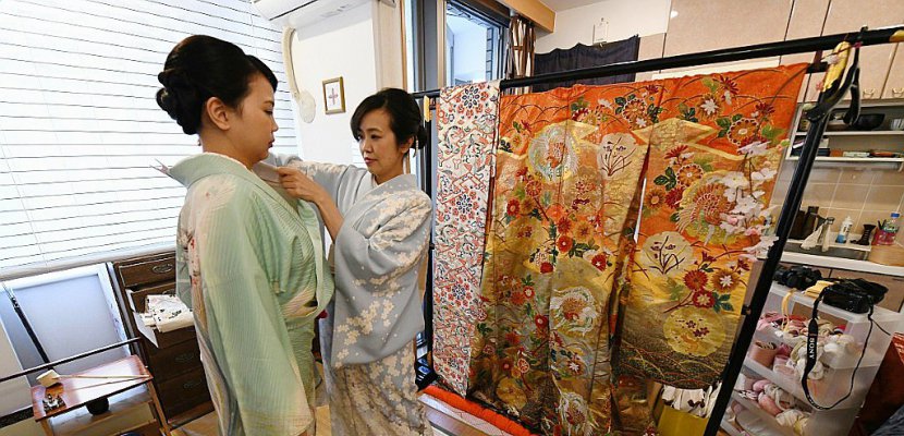 Au Japon, le kimono en quête d'un nouveau souffle