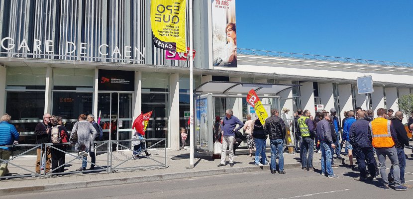 Caen. Grève SNCF : les cheminots de Caen lancent une opération sur l'A13