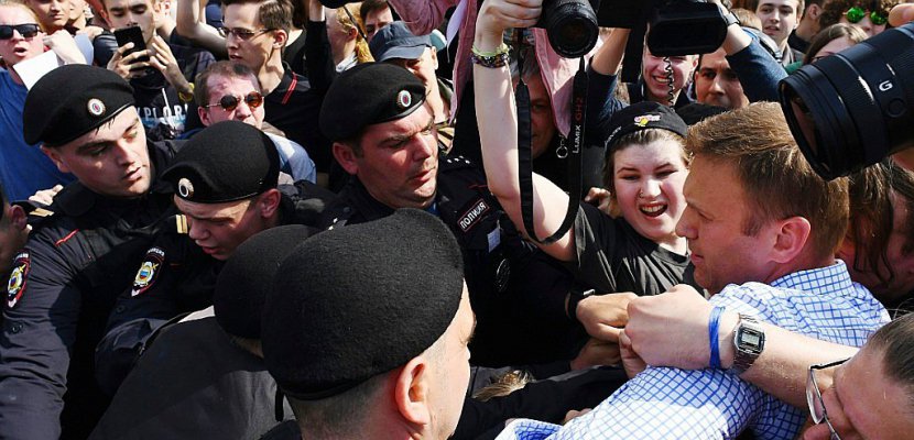 L'opposant russe Navalny relâché après une manifestation anti-Poutine