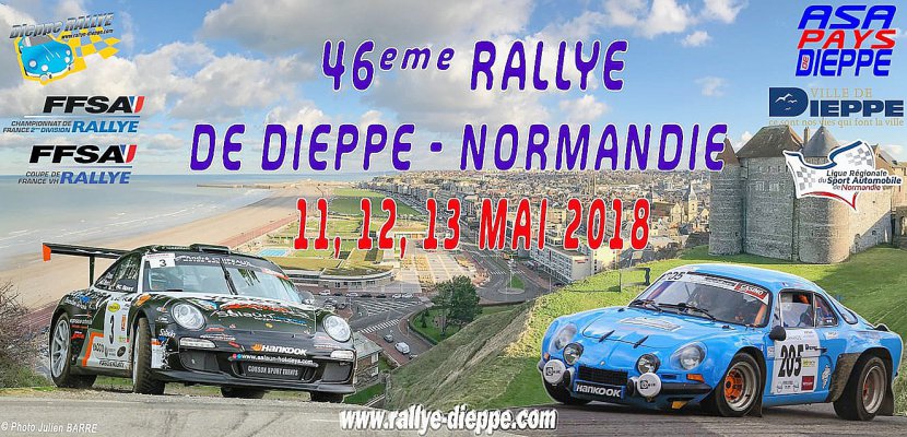 Dieppe. 46eme Rallye de Dieppe Normandie les 11, 12 et 13 mai
