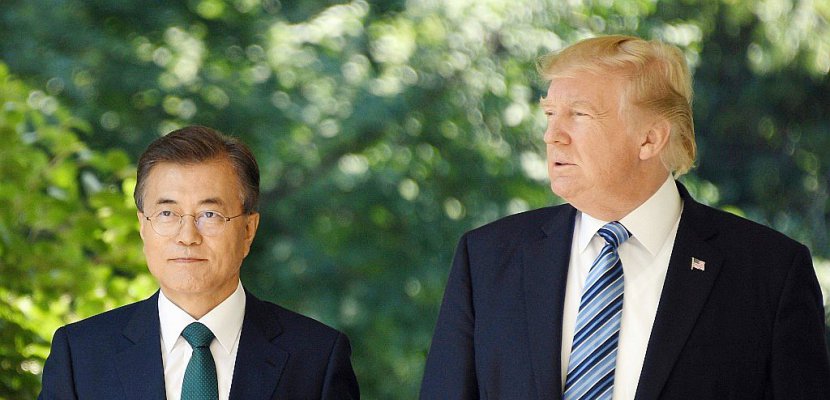 Trump reçoit Moon, le sommet avec Kim Jong Un en question
