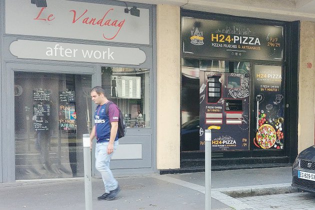 Un distributeur de pizzas 24h/24 à Rouen