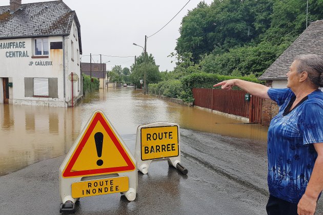 Breteuil sur-Iton. Inondations : les habitants de Breteuil "très choqués" et "effrayés"