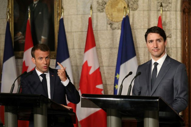 Pour Macron et Trudeau, les taxes américaines "risibles" auront des conséquences aux USA