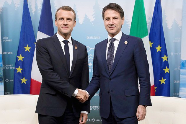Macron reçoit Conte pour dépasser les échanges houleux sur la crise migratoire