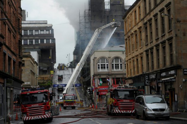L'école d'art de Glasgow, bâtiment emblématique, ravagée par un incendie