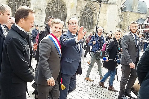 Rouen. François Hollande en visite à Rouen
