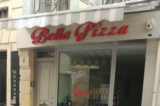 Rouen. Bonne table à Rouen : Bella pizza, rue du Tambour
