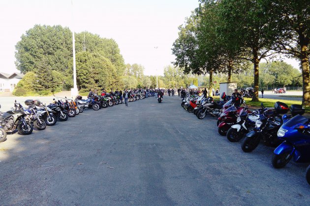 Caen. 350 motards en colère rassemblés à Caen pour "enterrer" les 90 km/h