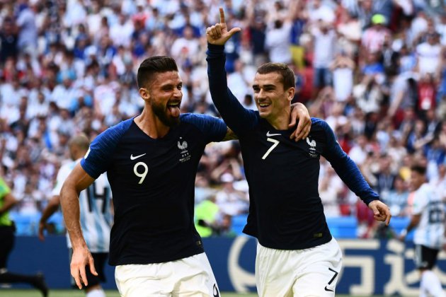 Mondial-2018: France et Argentine 1 à 1 à la pause en 8e de finale