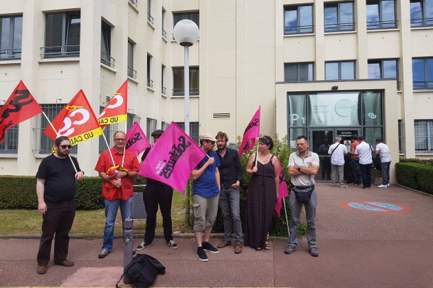 Caen. À Caen, manifestation en soutien à un professeur de STAPS