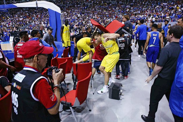 Basket: bagarre générale pendant Philippines-Australie