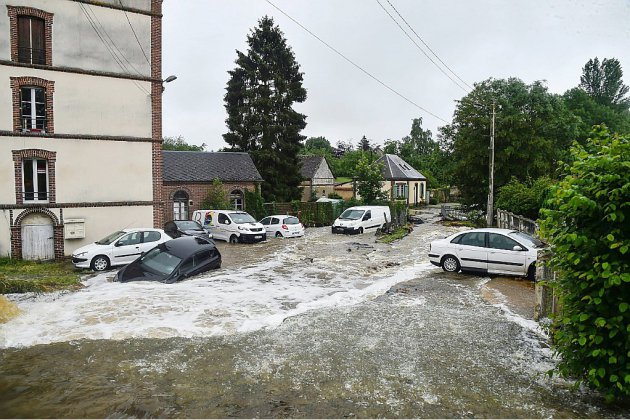 Breteuil sur-Iton. [carte] Normandie : 59 communes en état de catastrophe naturelle