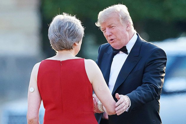"Où sont vos bonnes manières, M. Trump?", s'emportent les politiques britanniques