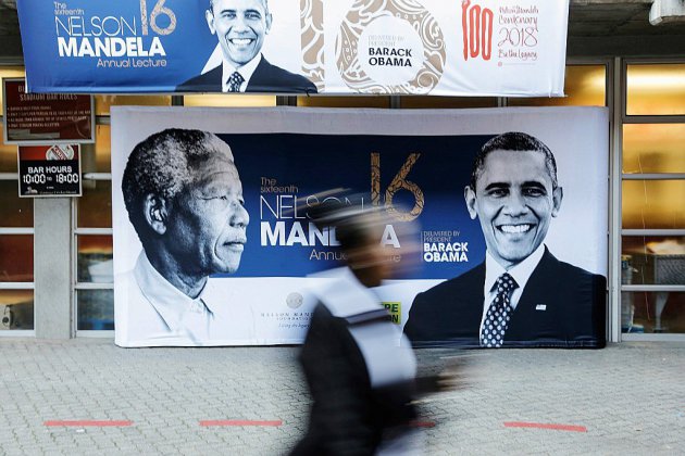 Obama en Afrique du Sud pour célébrer le centenaire de la naissance de Mandela