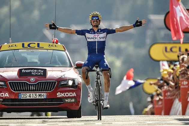 Tour de France: 1re victoire française avec Alaphilippe