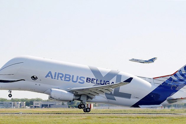 Premier vol du Beluga XL, le nouveau géant de la famille Airbus