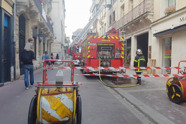 Rouen. Une quarantaine de pompiers mobilisés sur un incendie à Rouen
