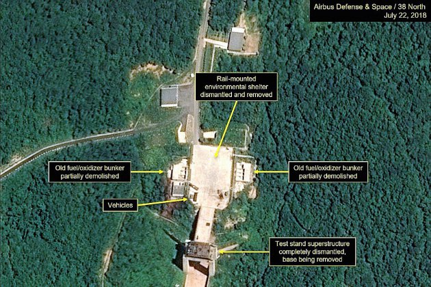 La Corée du Nord commence à démanteler son site de tirs de satellites