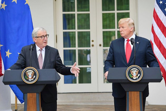 Trump et Juncker désamorcent la crise entre Washington et Bruxelles