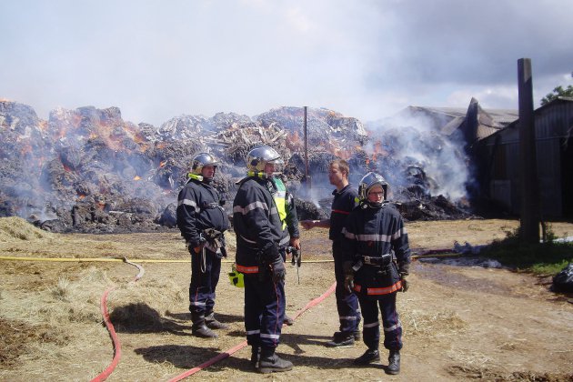 Laulne. Incendie agricole et explosion près de Lessay