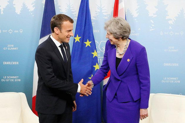 Macron reçoit May dans sa résidence d'été pour parler du Brexit