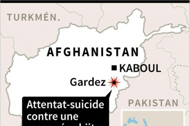 Afghanistan: au moins 20 morts dans l'attentat-suicide contre une mosquée chiite