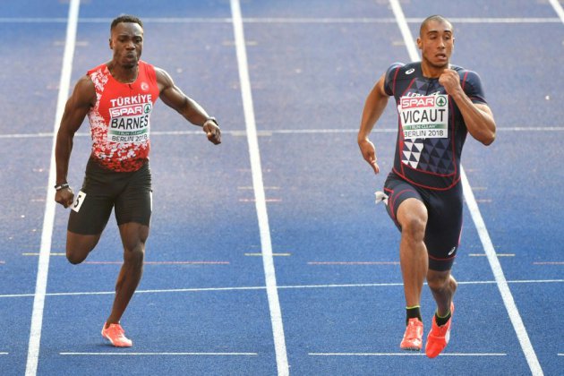 Athlétisme: le Français Vicaut facilement qualifié en finale du 100 m