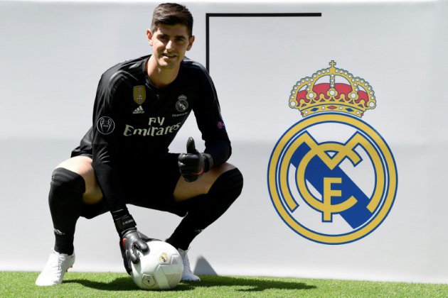 Transfert: Courtois a réalisé "un rêve" en signant pour le Real Madrid