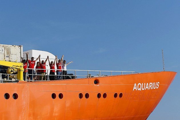 L'Aquarius devrait accoster à Malte en début d'après-midi mercredi, selon SOS Méditerranée