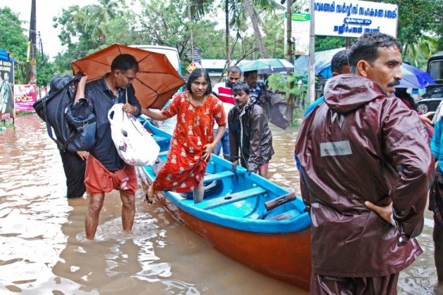 Inde: 164 morts dans les inondations dans le Kerala