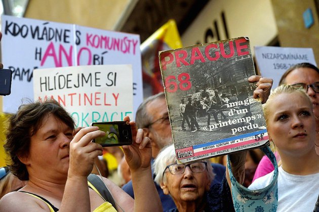 Appels à la liberté 50 ans après l'écrasement du "Printemps de Prague"