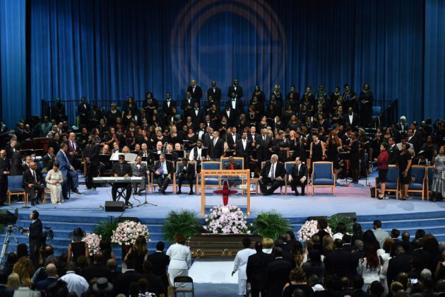 Des funérailles royales pour la "Reine de la Soul" Aretha Franklin