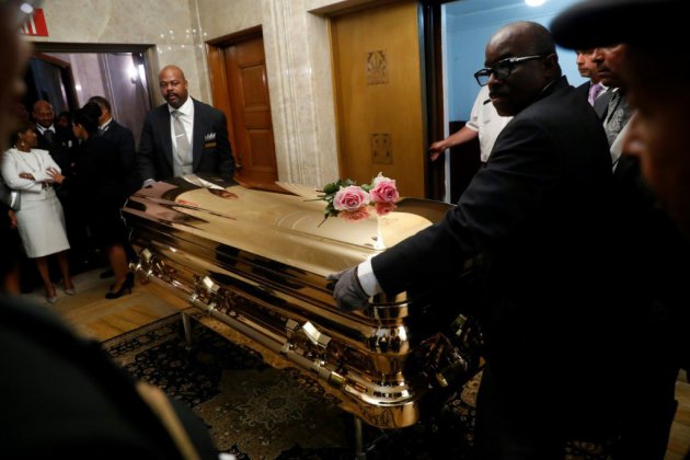 Des funérailles royales pour la "Reine de la Soul" Aretha Franklin