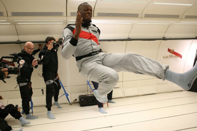 Usain Bolt s'offre un sprint en apesanteur