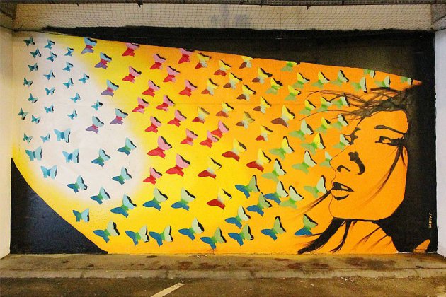 Caen. [Photos] À Caen, le street-art s'expose sur les murs de l'hôpital