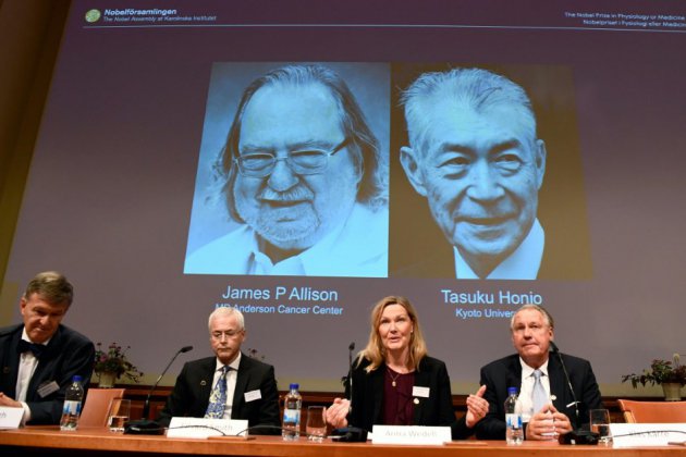 Le Nobel de médecine à un duo nippo-américain pour ses recherches sur le cancer