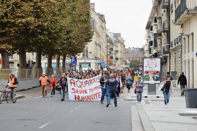 Caen. Soutien à l'Aquarius : plusieurs centaines de manifestants à Caen et Rouen